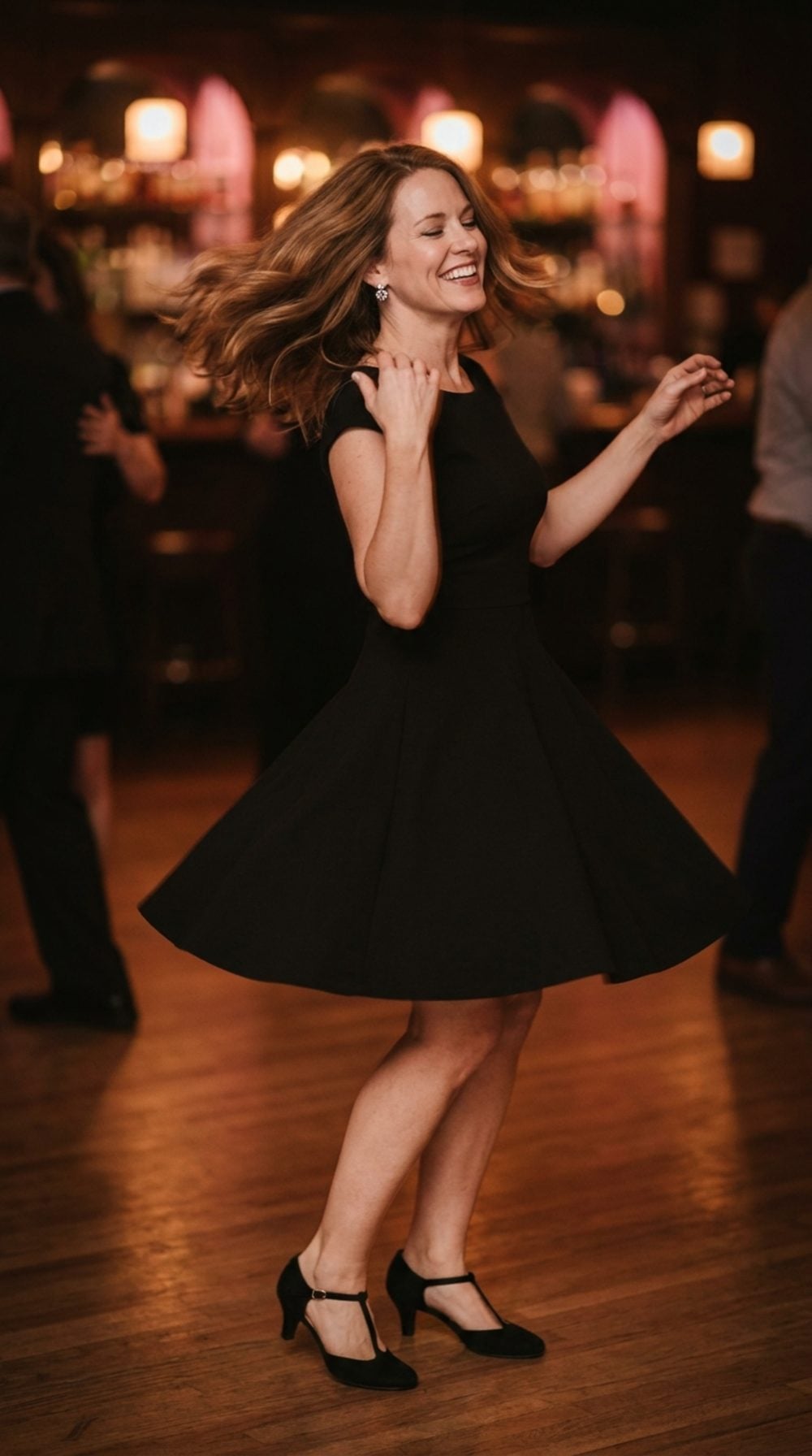 On the Dance Floor, Eyes Closed, Moving Like No One's Scoring