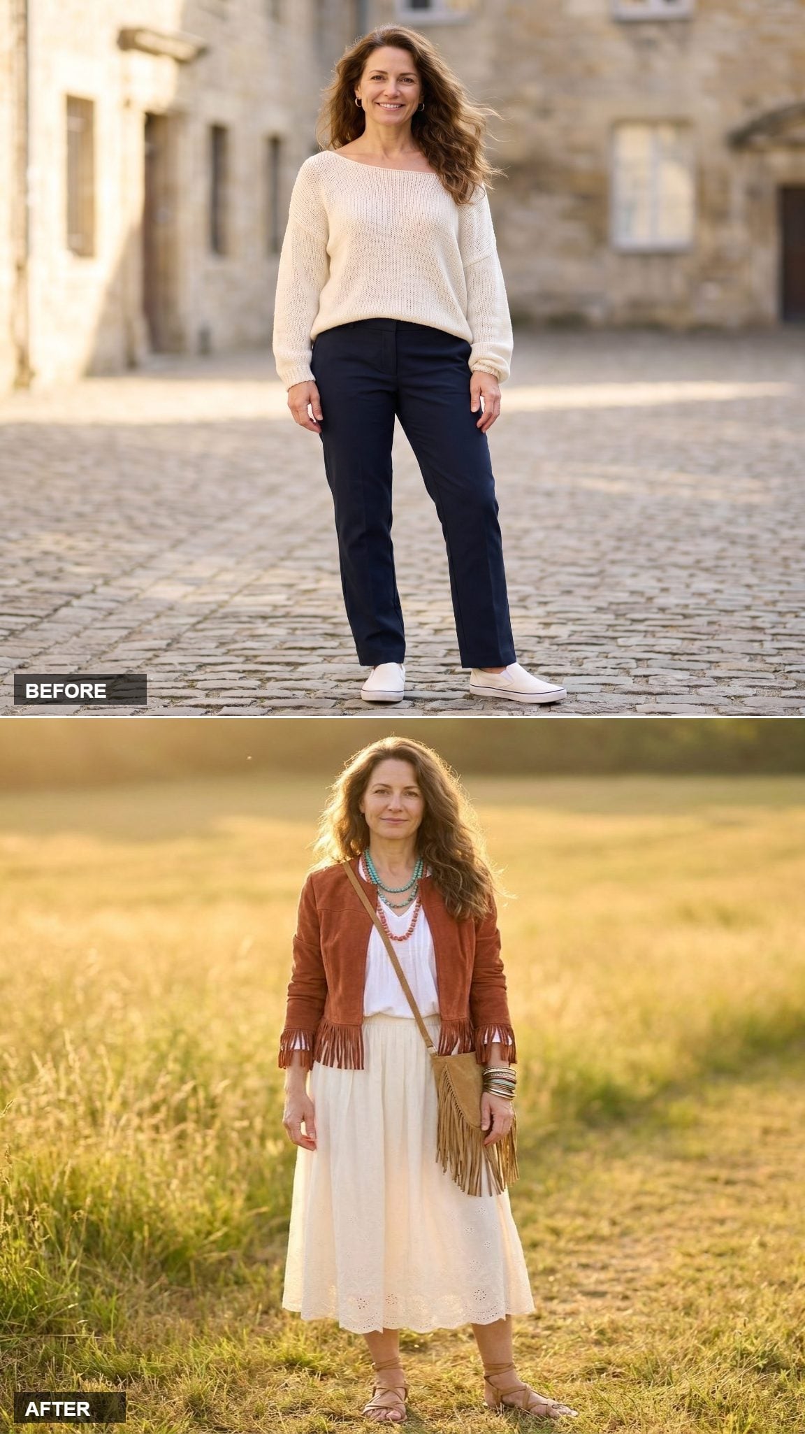 Fringe and Rust: The Suede Jacket That Swapped Tired Fleece for Full Boho-Luxe
