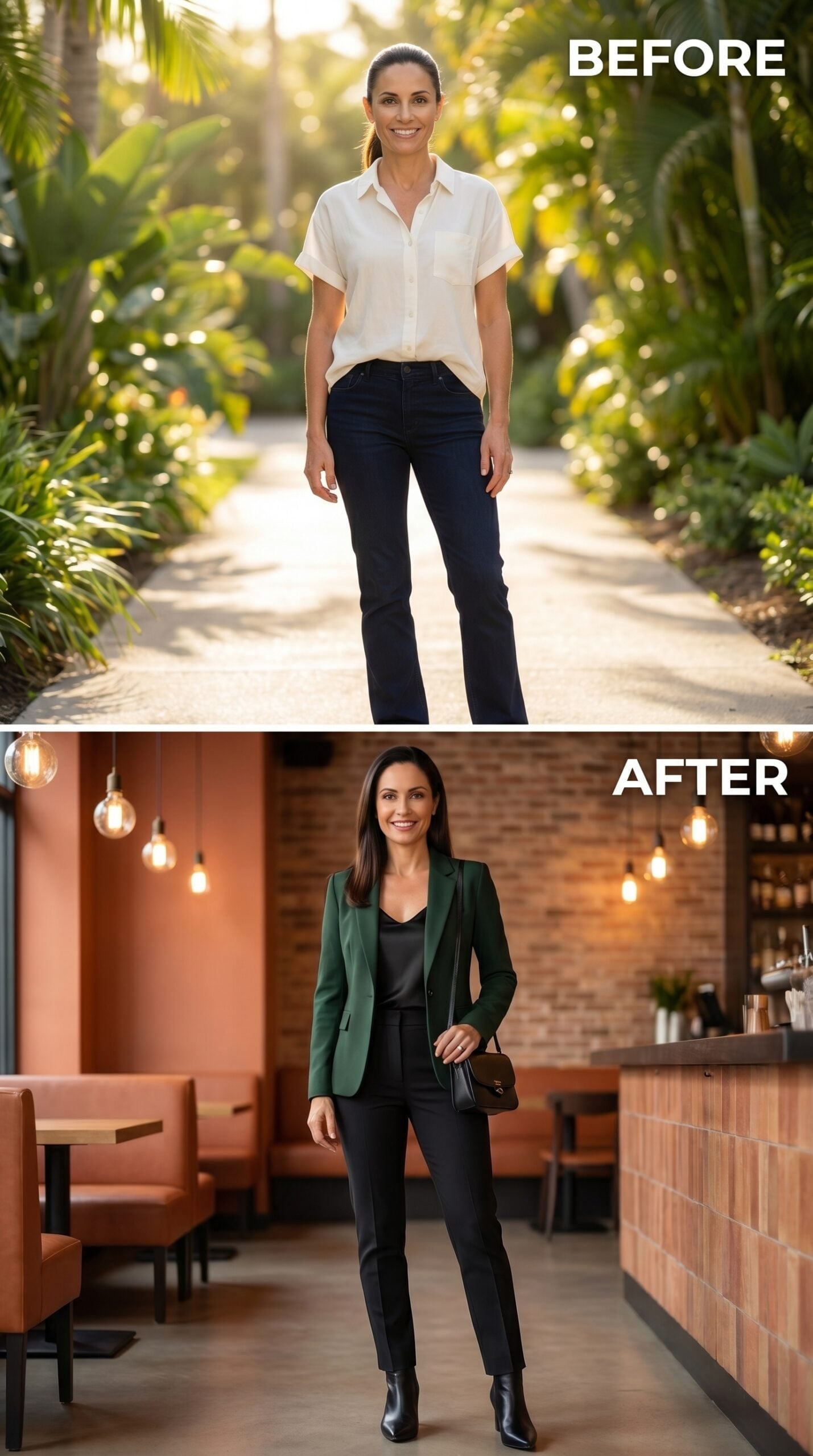 Dark Green Blazer, Restaurant Light, and What Dressing Sharp Actually Feels Like