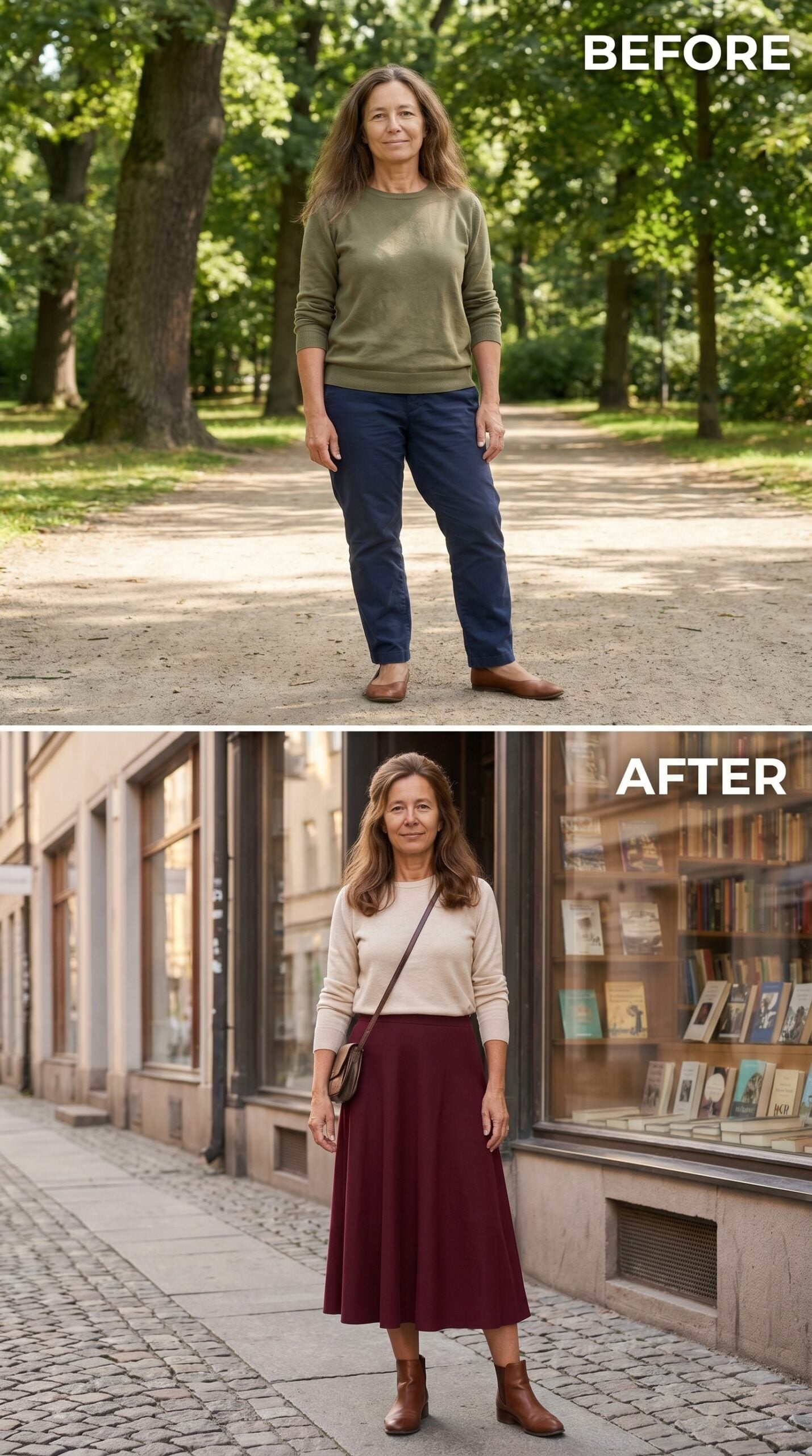Burgundy Midi Skirt at 60: The Silhouette That Actually Earns Its Keep