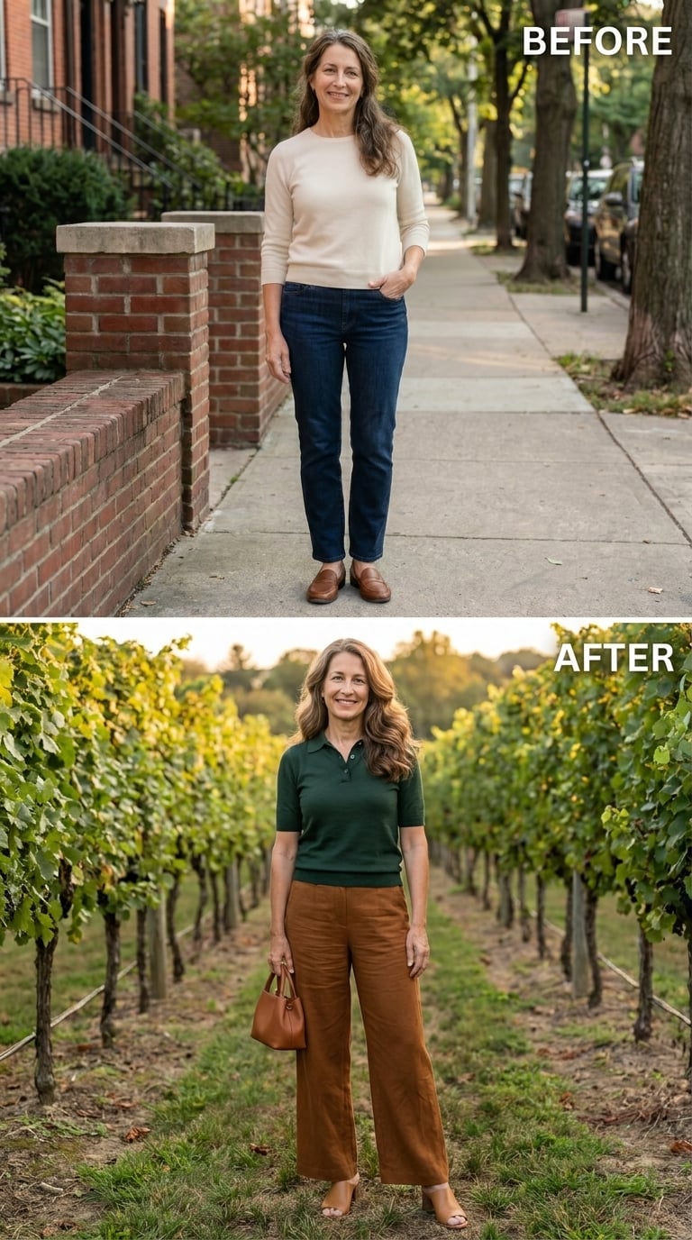 Wide-Leg Trousers Changed the Conversation She Was Having With Her Wardrobe