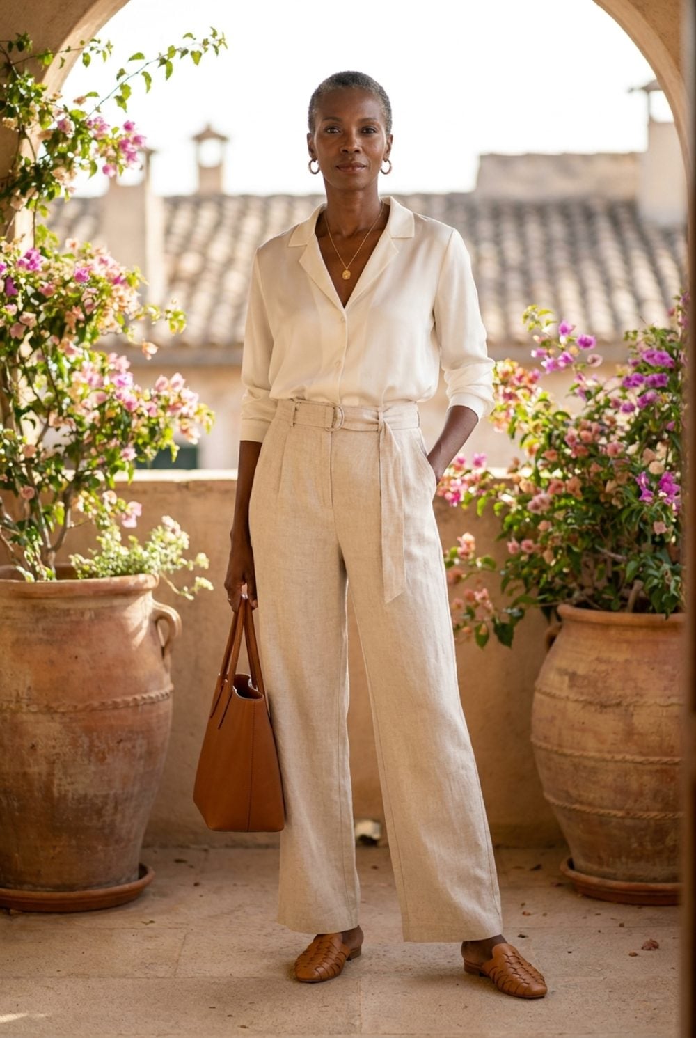Oatmeal Linen and Ivory Silk: A Tonal Masterclass in Warm Neutrals