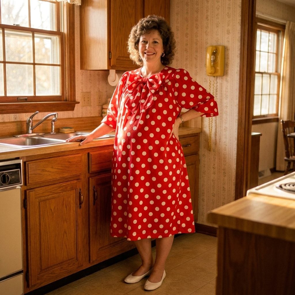The Oversized Polka-Dot Smock Dress with a Bow Big Enough to Gift-Wrap a Toddler