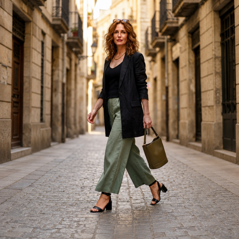 She Looked in the Mirror and Realized Her Summer Wardrobe Had Given Up on Her. These 33 Linen Trouser Outfits Changed That – See Why