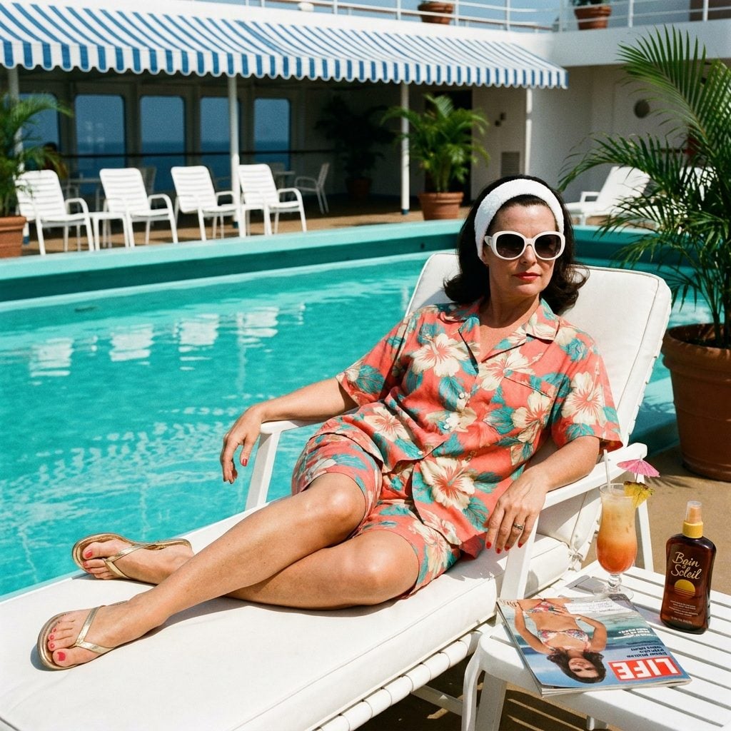 Short-Sleeve Cabana Sets Worn Poolside Like It Was a Uniform You'd Willingly Enlisted In