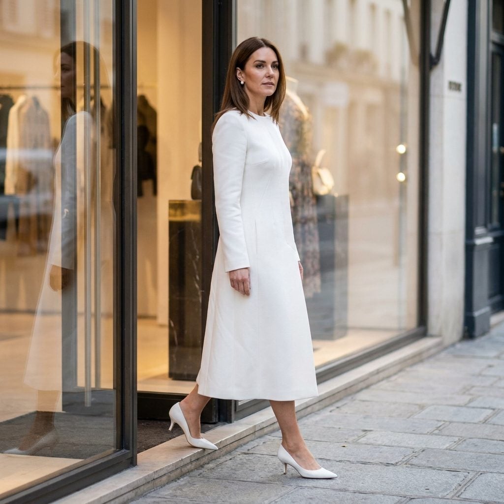 A Structured White Blazer Over Tailored Trousers Reads Like Authority, Not Costume
