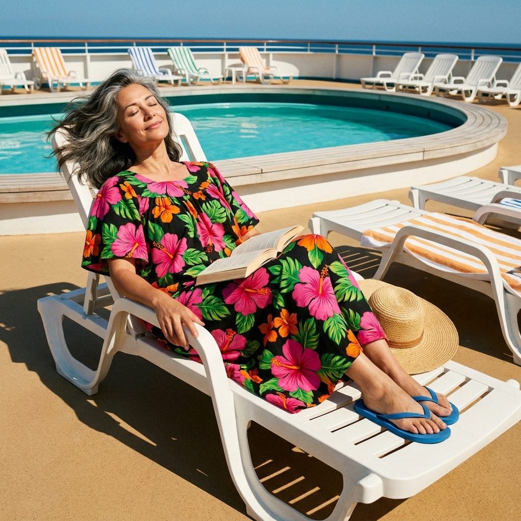 Tropical-Print Muumuus for Lounging on Deck (The Garment That Asked Nothing of You)