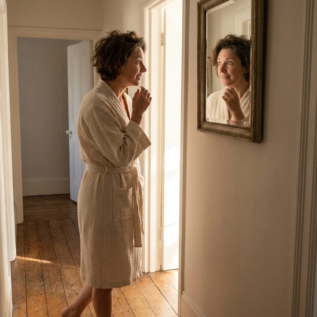 Walking Past a Mirror Two Days Later and Not Recognizing the Woman Looking Back in the Best Possible Way