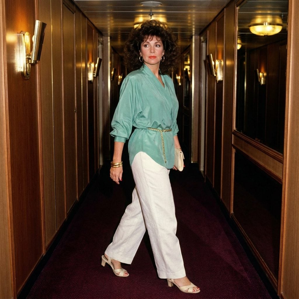 Wide-Leg Linen Pants With a Loose Blouse You Called Your 'Dinner Look'