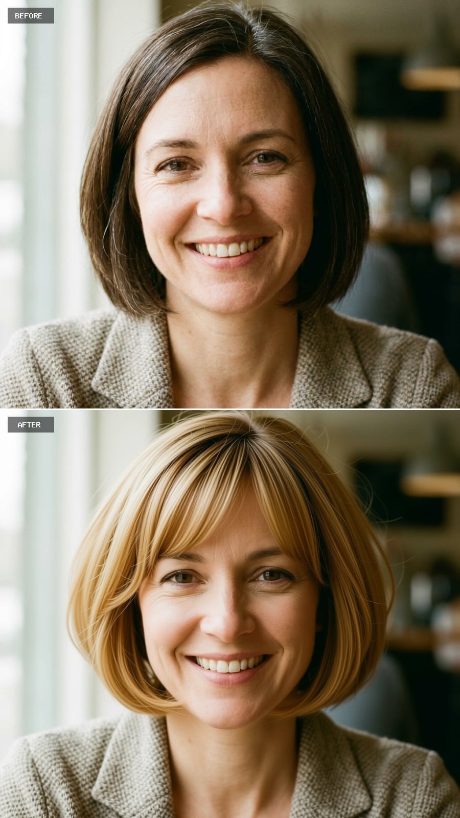 From Dark Bob to Blonde Bob: One Cut, Completely Different Energy