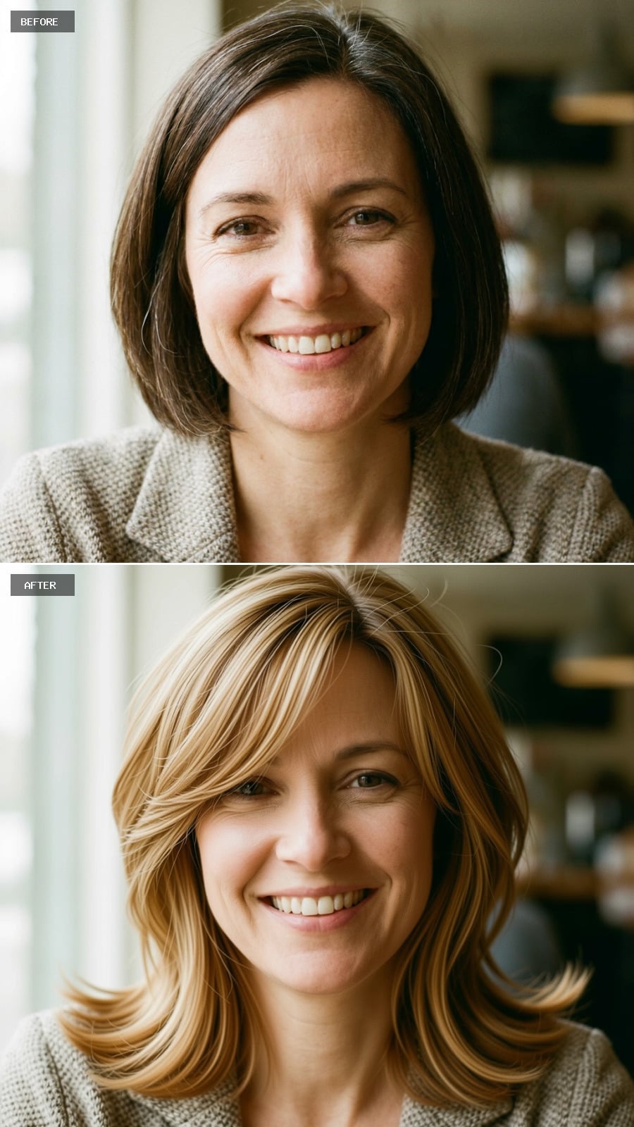 Soft Blonde Layers Changed the Whole Conversation Her Hair Was Having