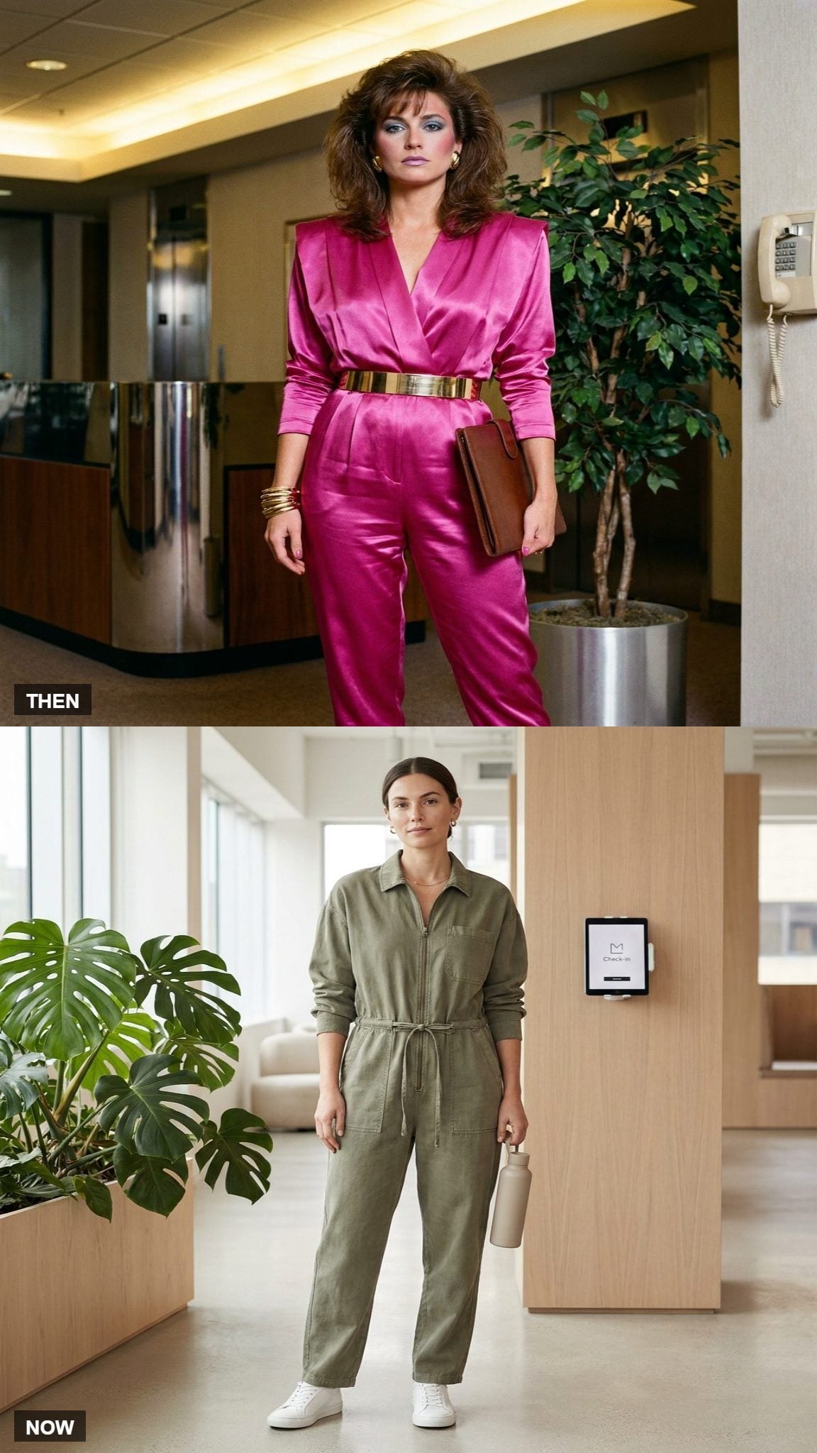 Jumpsuits Had Shoulder Pads, Belts, and Absolutely No Interest in Disappearing