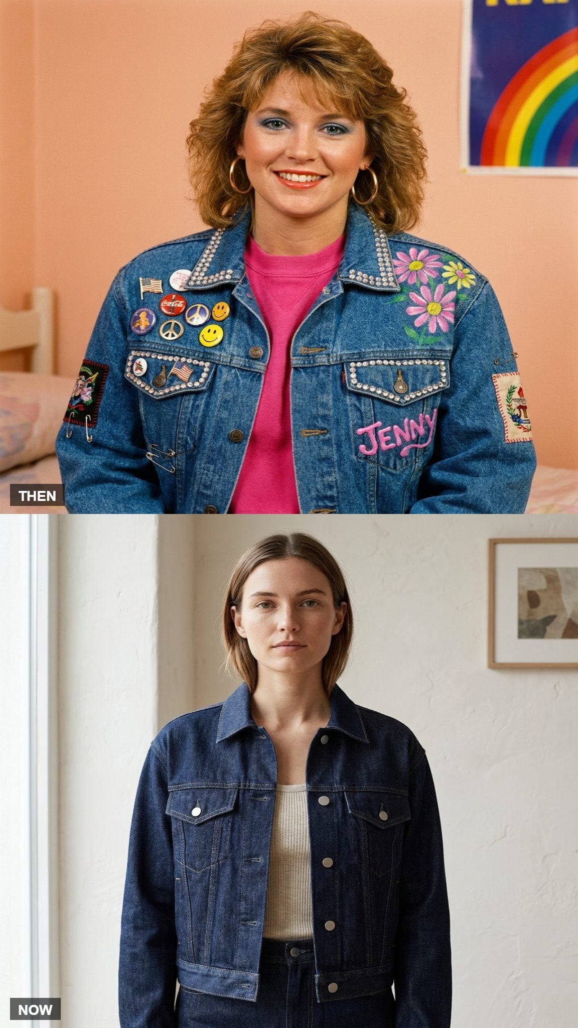 The Denim Jacket Was Bedazzled, Painted, or Pinned Within an Inch of Its Life