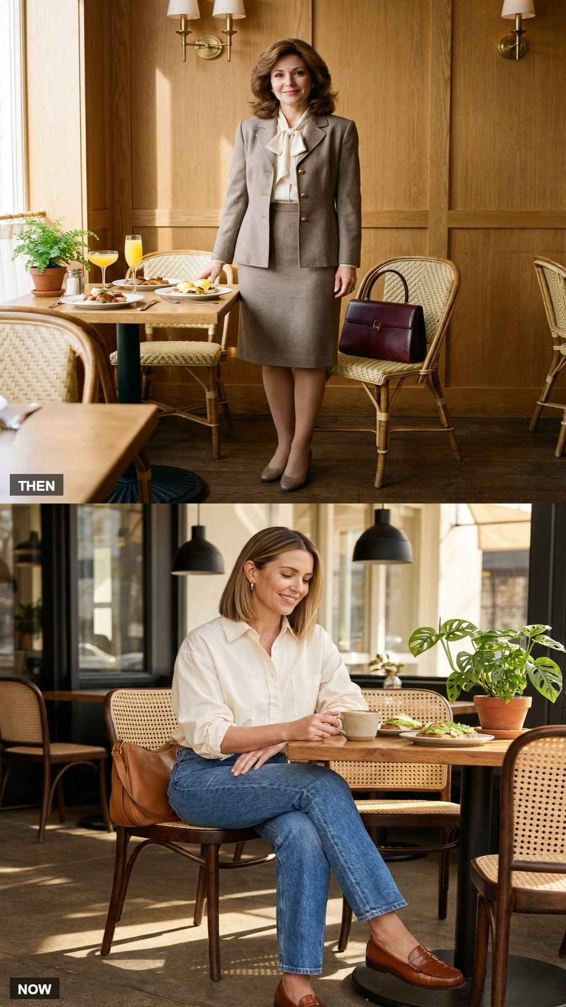The Everyday Skirt Suit Ran to the Knee and Meant Business Even at Brunch