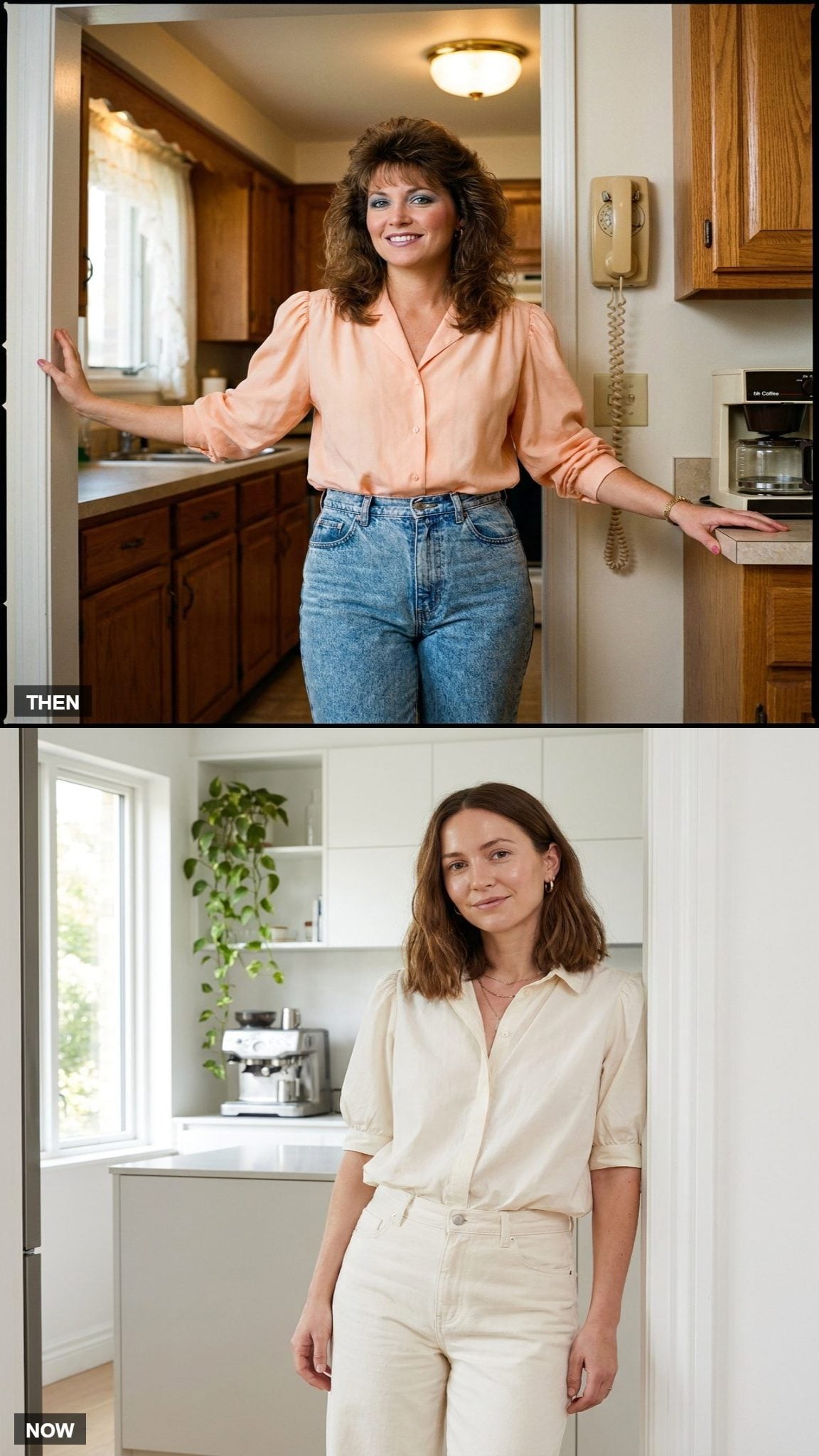 Puffed Sleeves Ruled the Casual Blouse and Made Doorways a Consideration