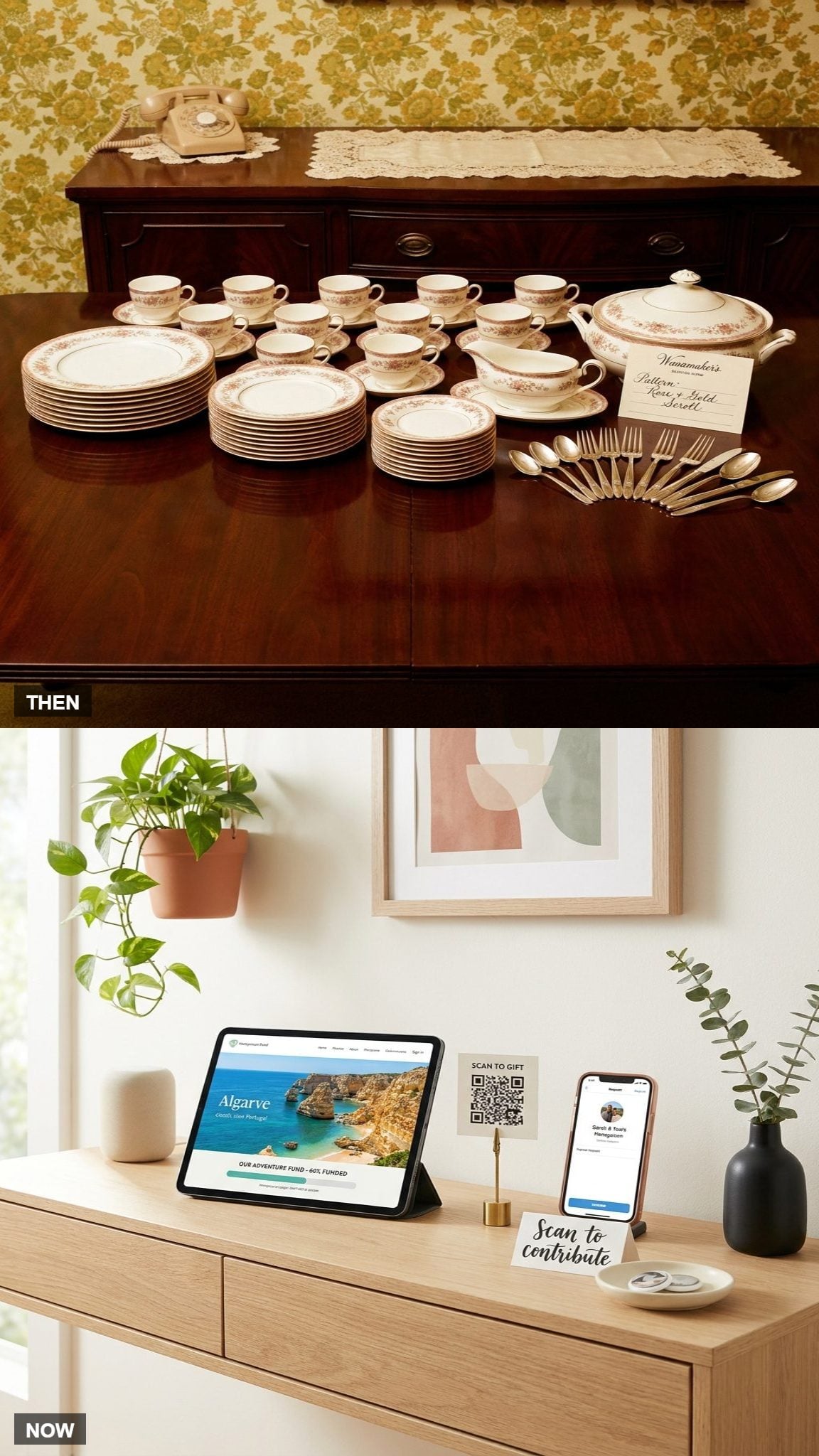 Fine China and Gravy Boats Gave Way to the Honeymoon Fund
