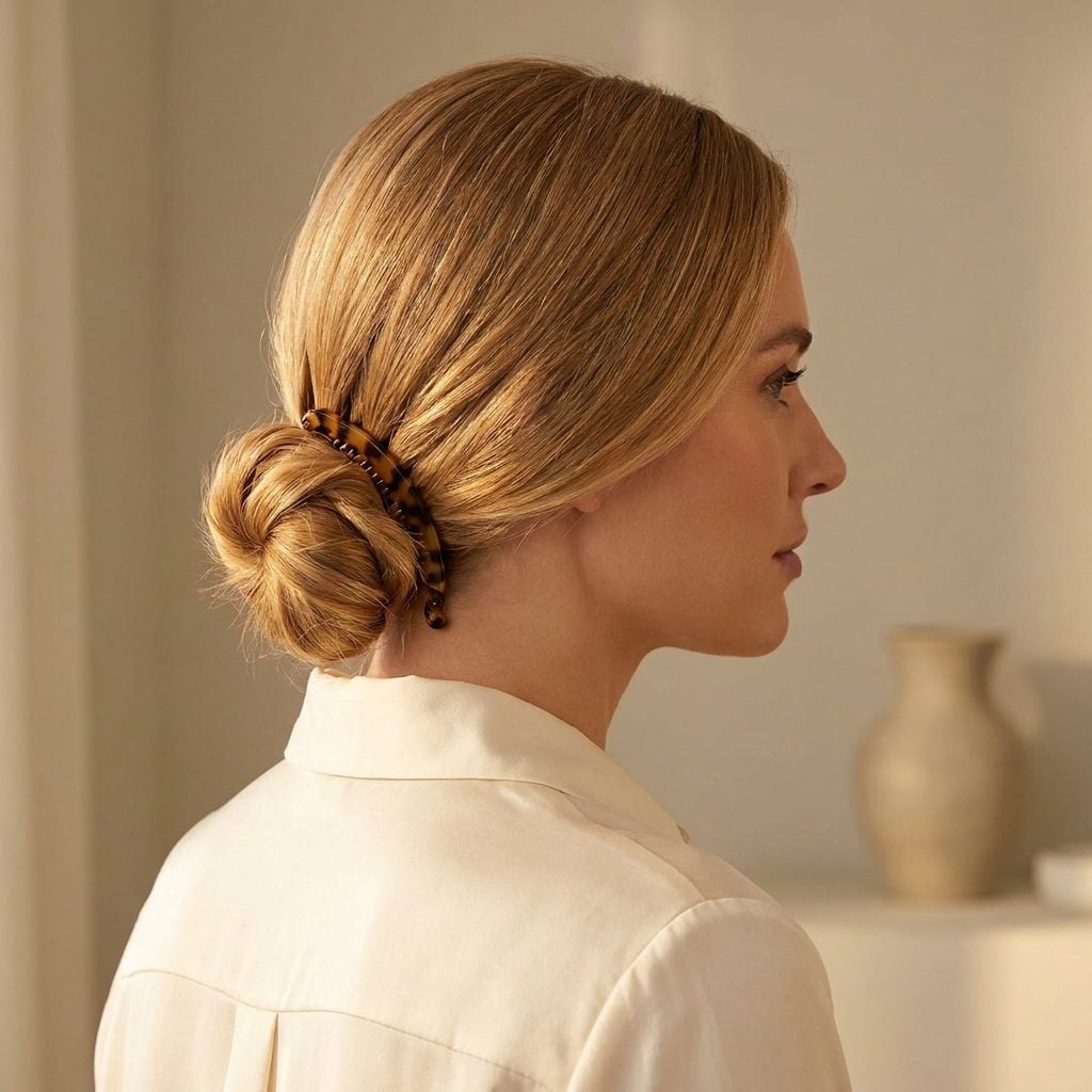 The Banana Clip That Held a Side Bun You Twisted Into Place in About Forty-Five Seconds
