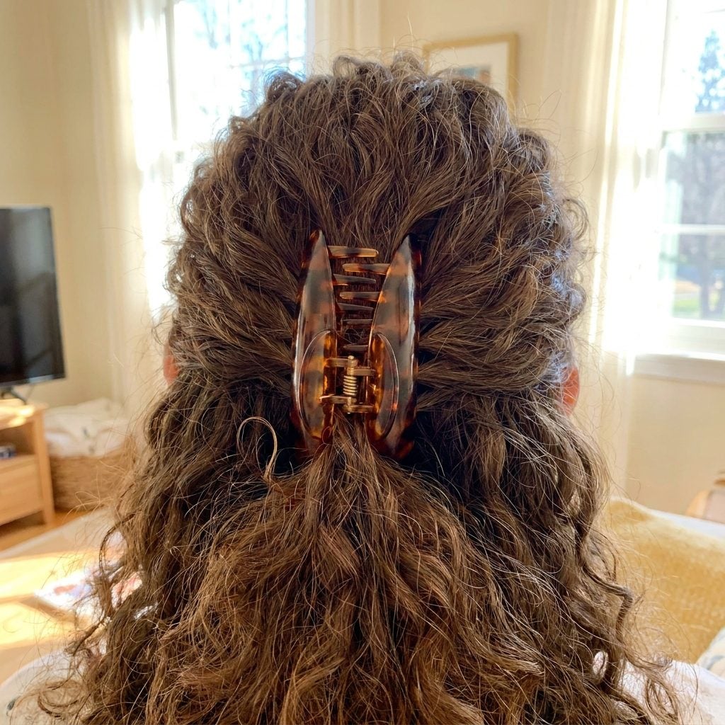Banana Clips Loaded With More Hair Than They Were Designed to Hold