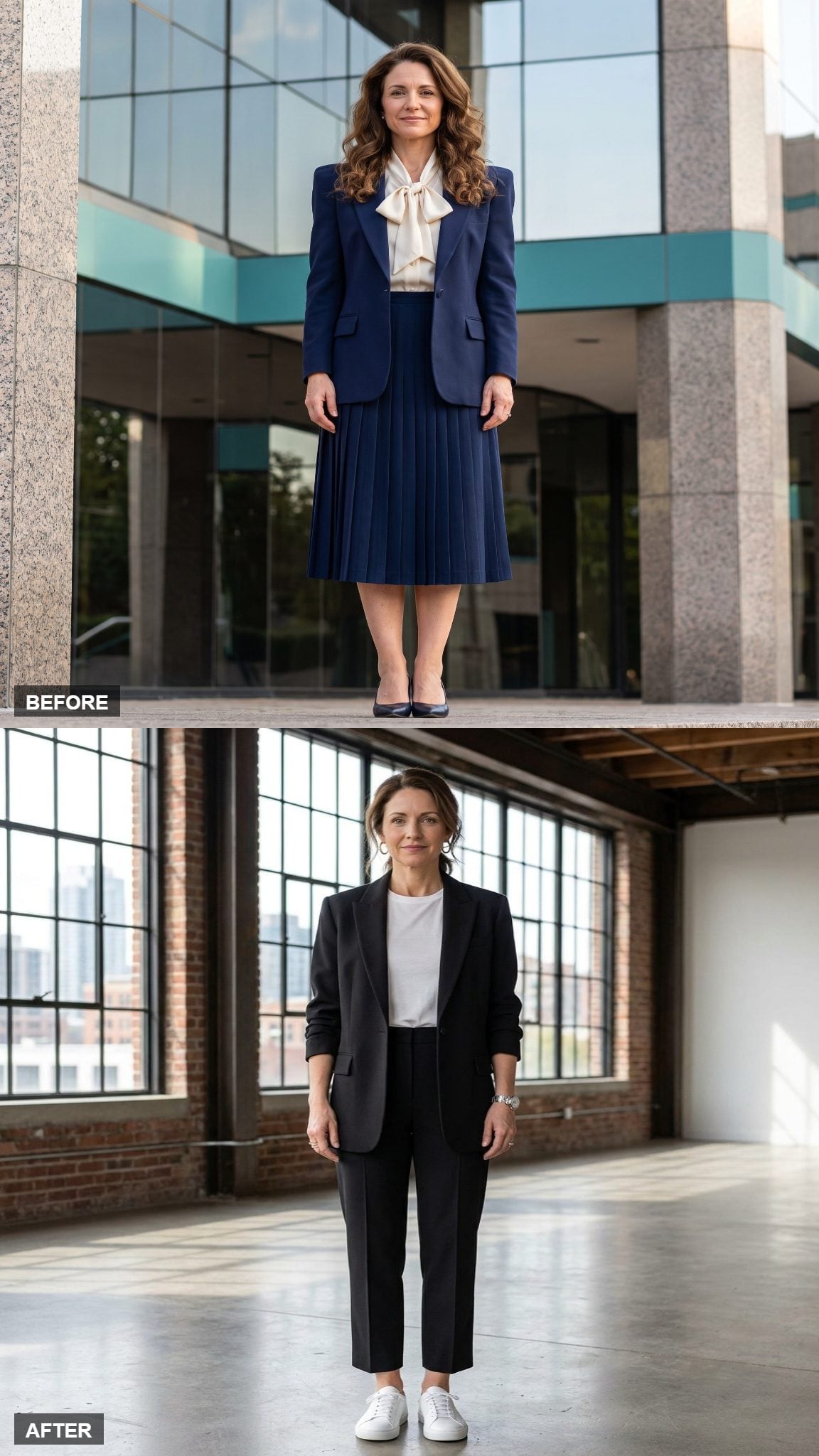 The Blazer, the Tee, the Trouser