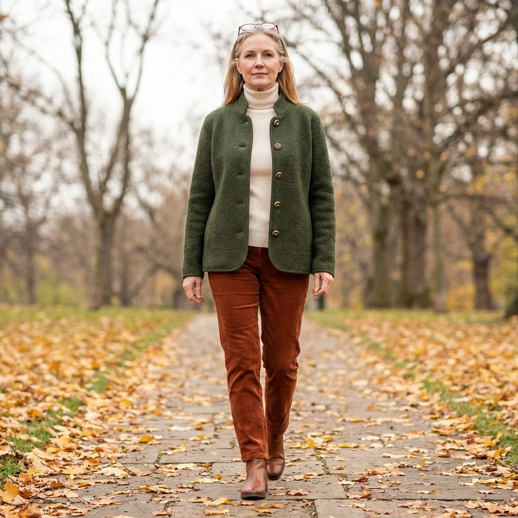 The Boiled-Wool Loden With Antler Buttons