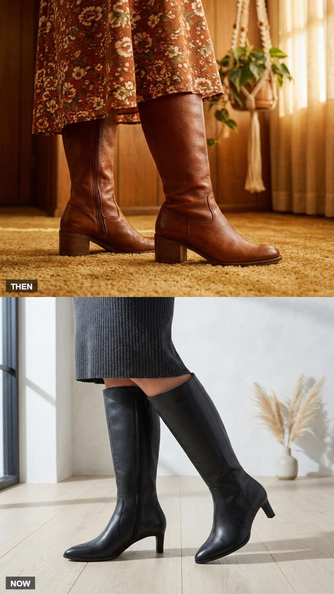 Boots That Meant Business: The 1970s Knee-High in All Its Brown Leather Glory