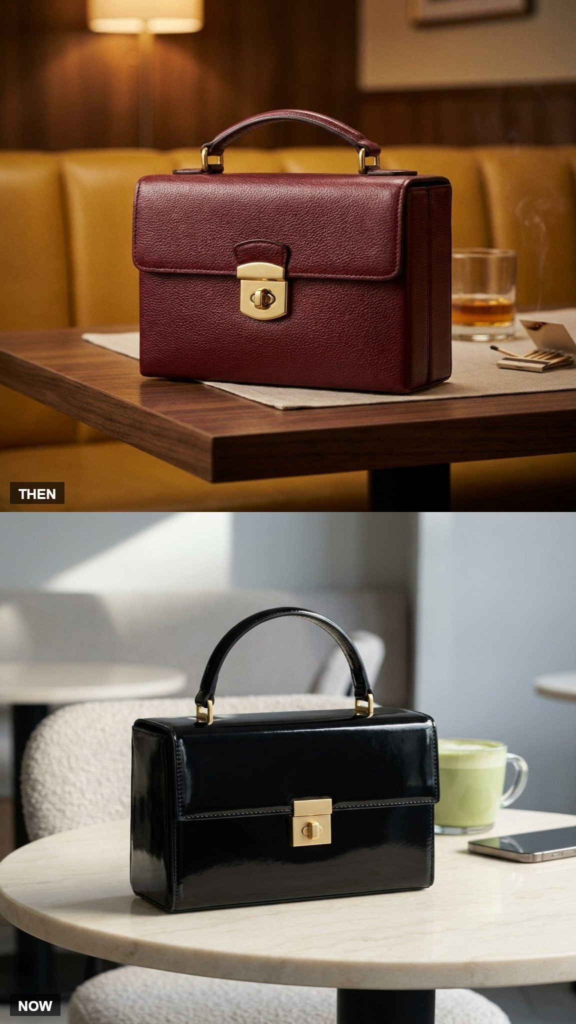 The Box Bag Was Geometric and Meant Business