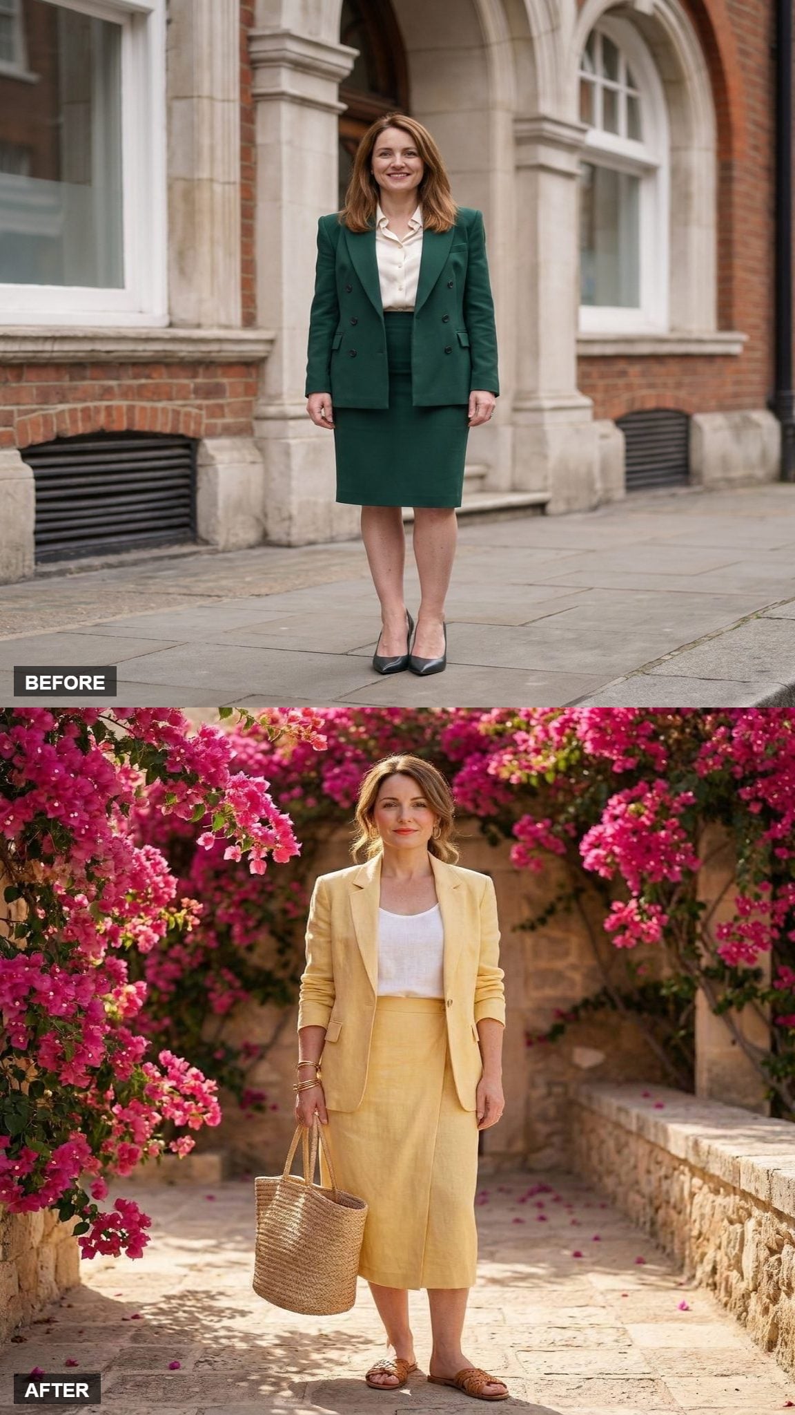 Butter-Yellow Linen for Warm-Weather Command