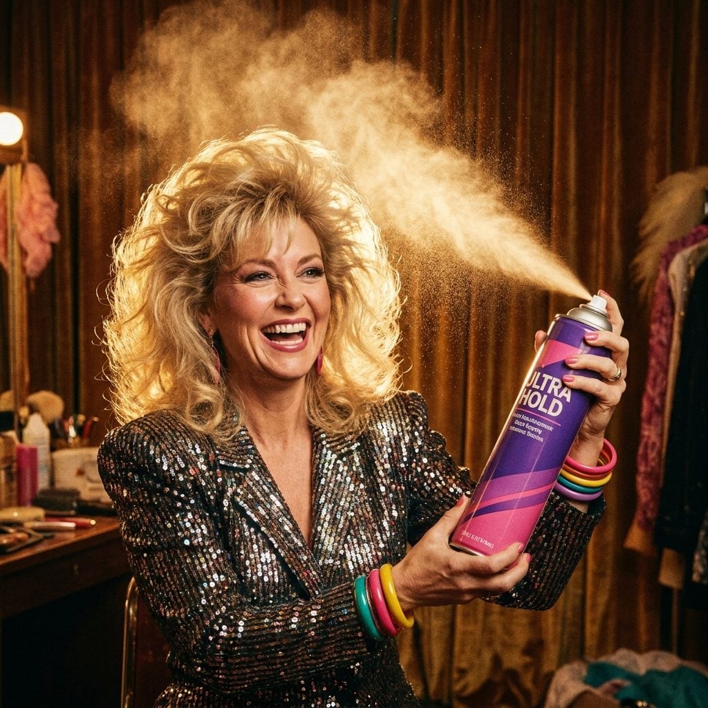 A Can of Aqua Net Hairspray: About $2 in the 1980s