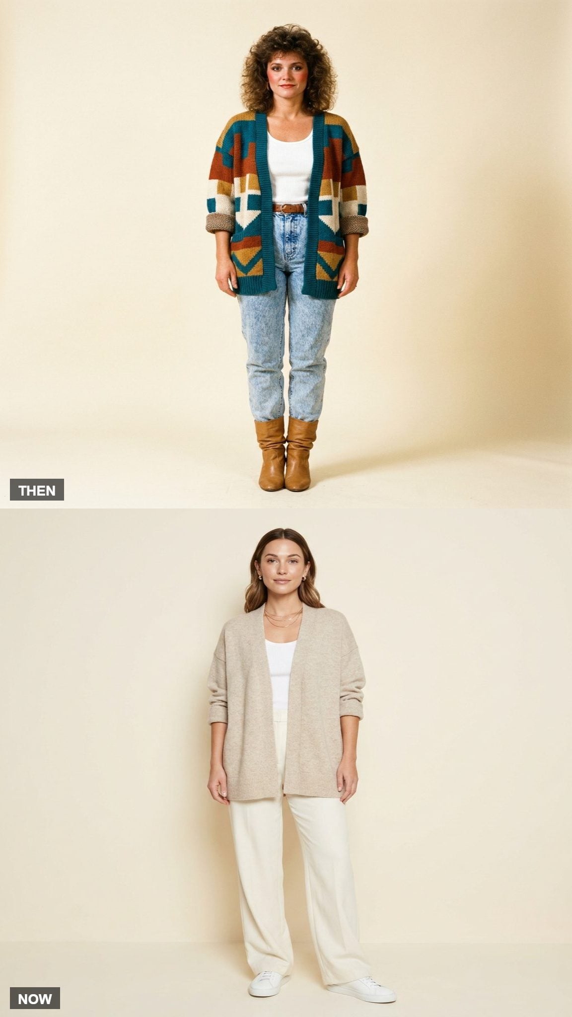 The Cardigan Was Long, Oversized, and Treated Like Outerwear