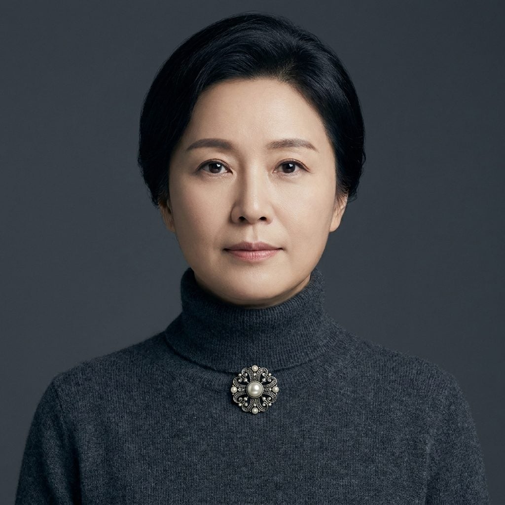 Center One on a Soft Turtleneck