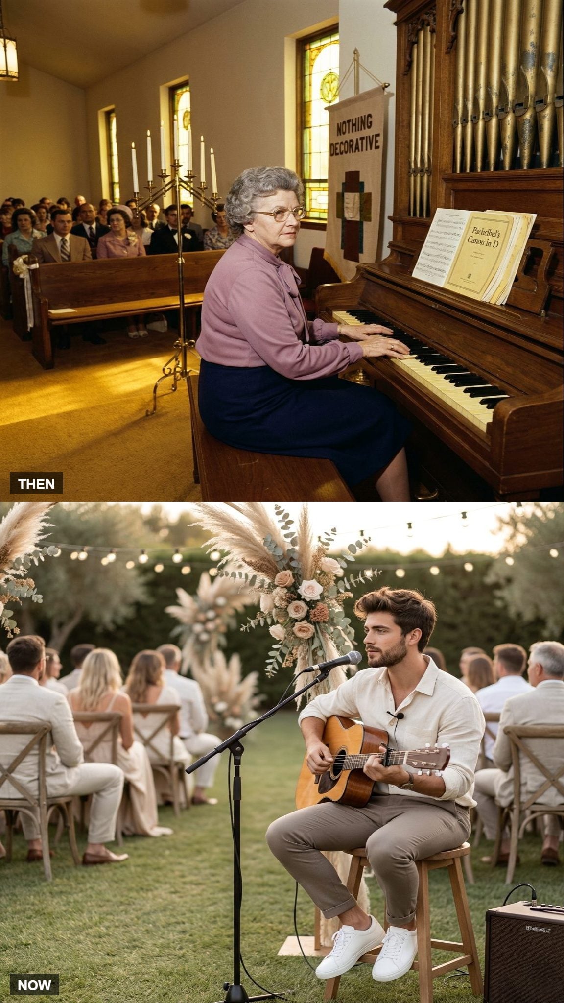 Ceremony Music Expanded From Church Organ Standards to Songs the Couple Chose