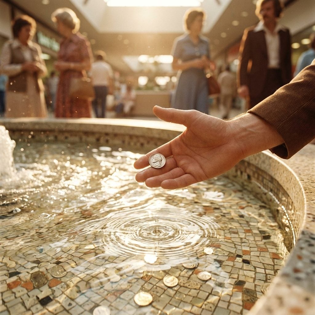 The Coin Fountain Where You Spent Five Cents Making a Wish
