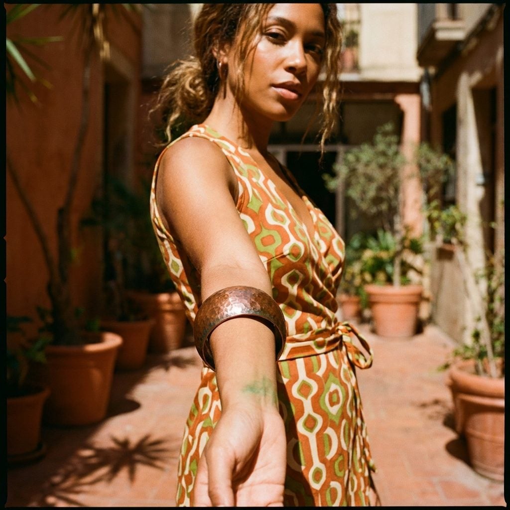 The Copper Bangle That Left a Green Ring Around Your Wrist All Summer