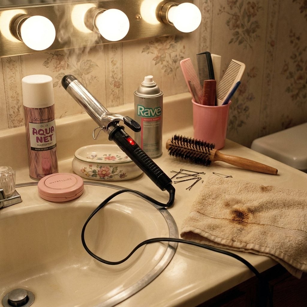 The Curling Iron That Had Been Heating Up Since 4 PM