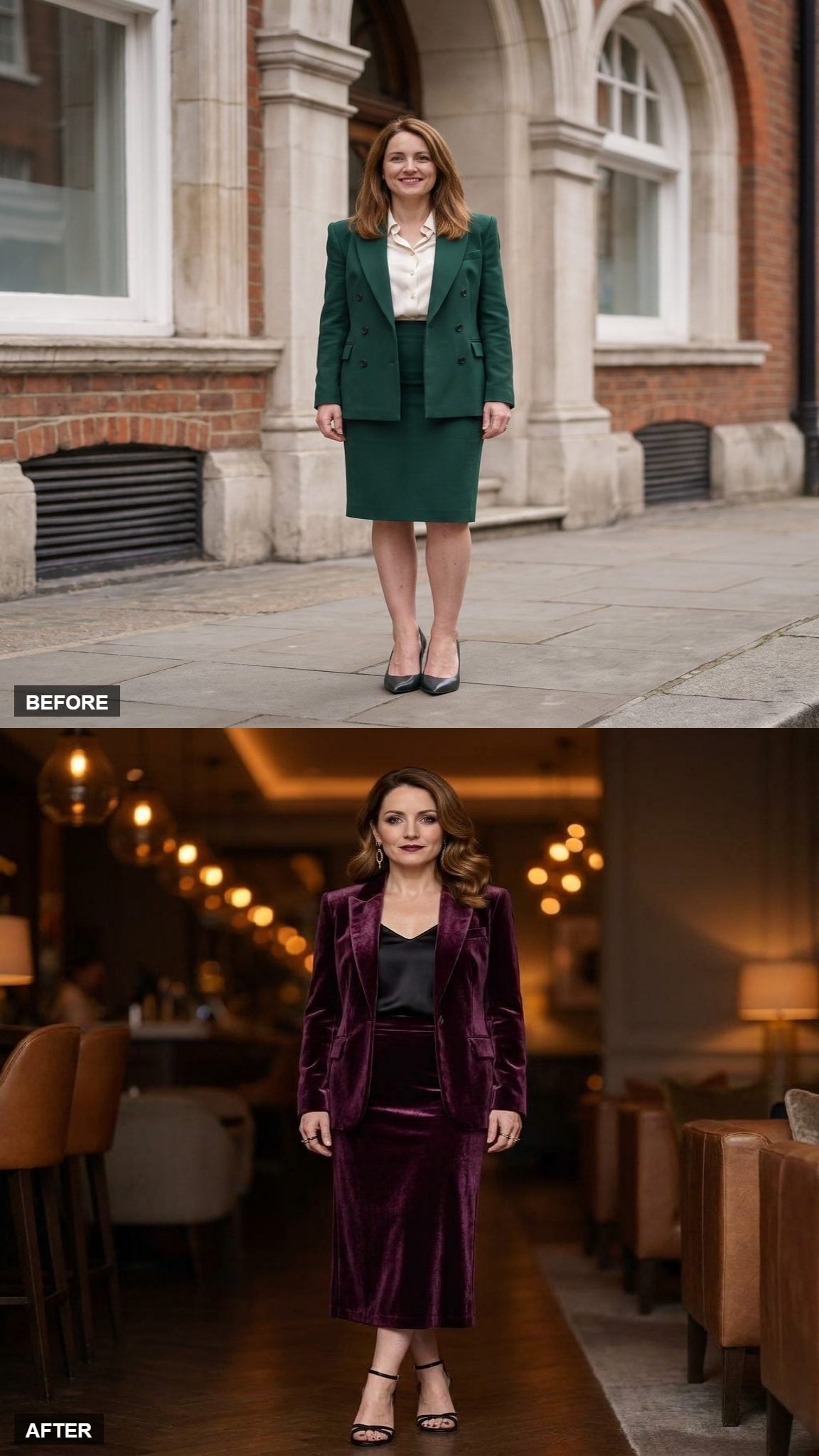 Deep Plum Velvet for After-Dark Occasions