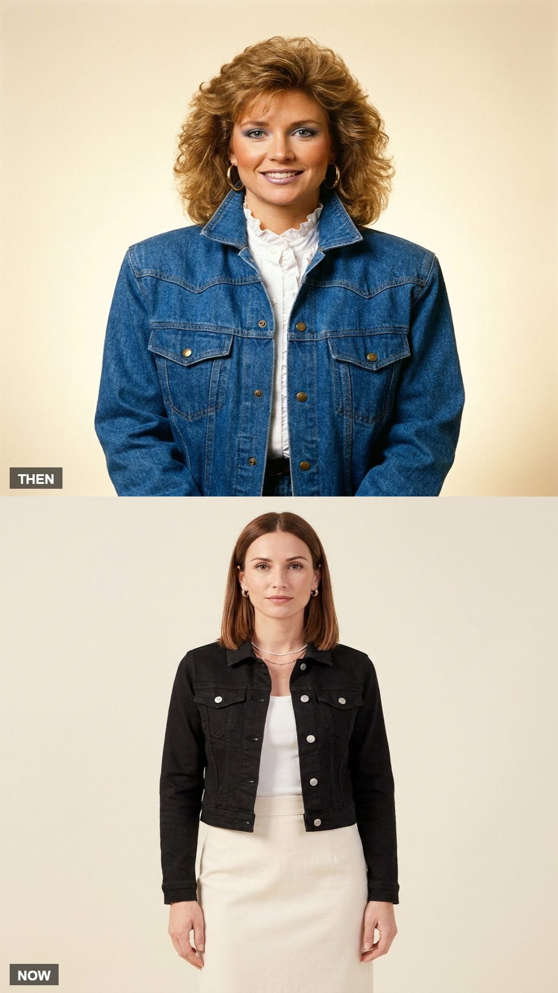 The Denim Jacket Went From Power Shoulder to Something You Actually Wear
