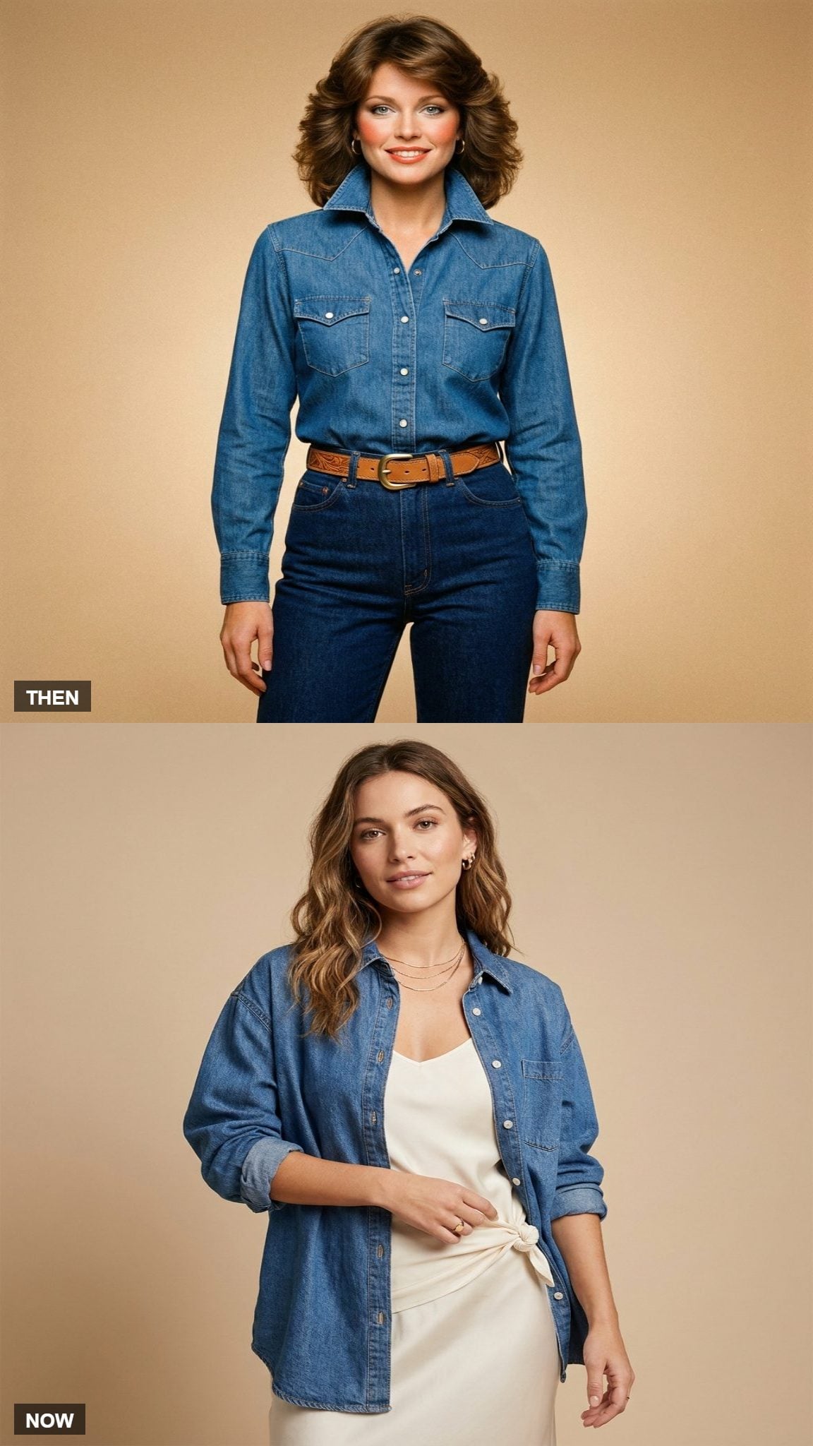 The Denim Shirt Stopped Being a Uniform Piece