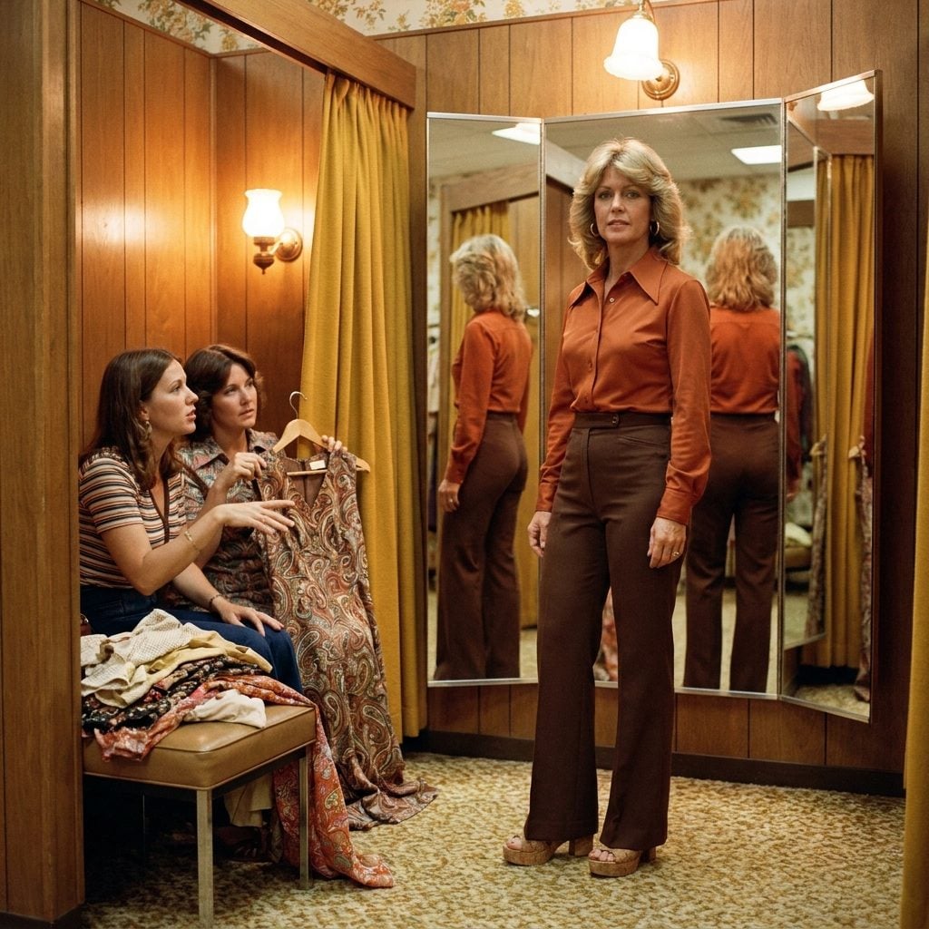 The Dressing Room Mirror Where Every Outfit Needed Everyone's Opinion
