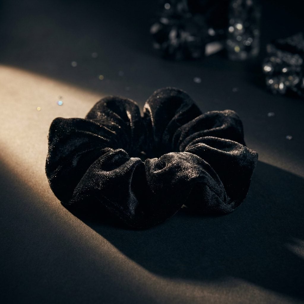 The Enormous Black Velvet Scrunchie You Wore to Every School Dance