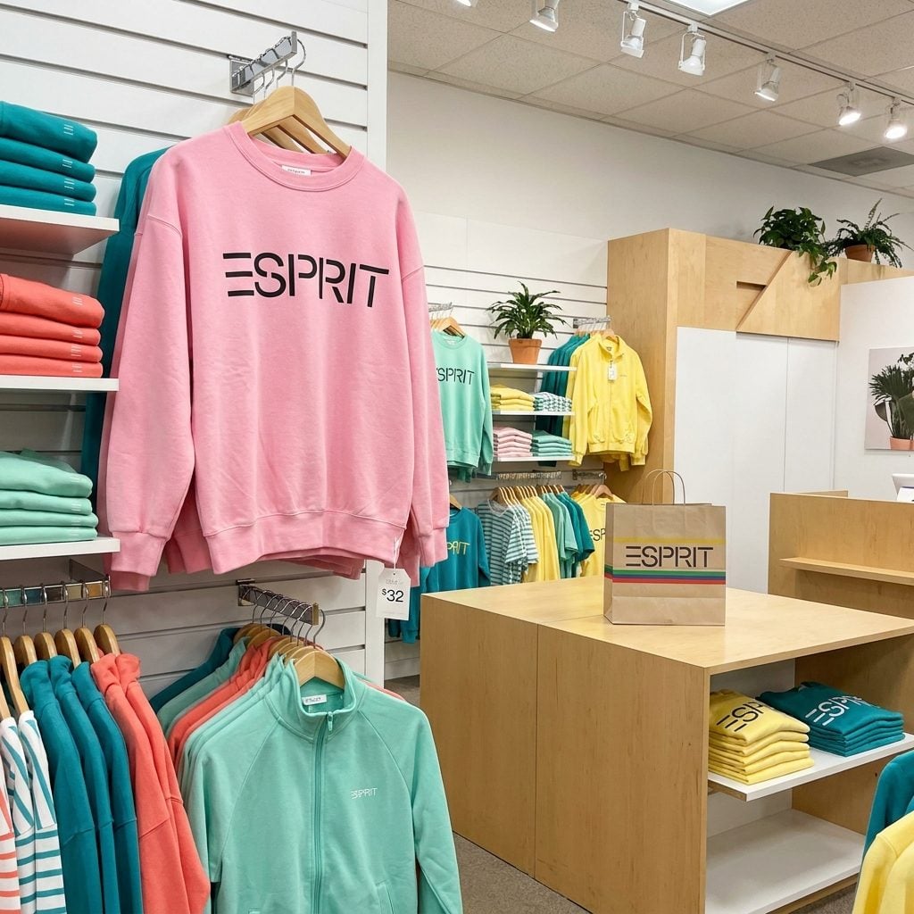 An Esprit Sweatshirt: About $32 in the 1980s