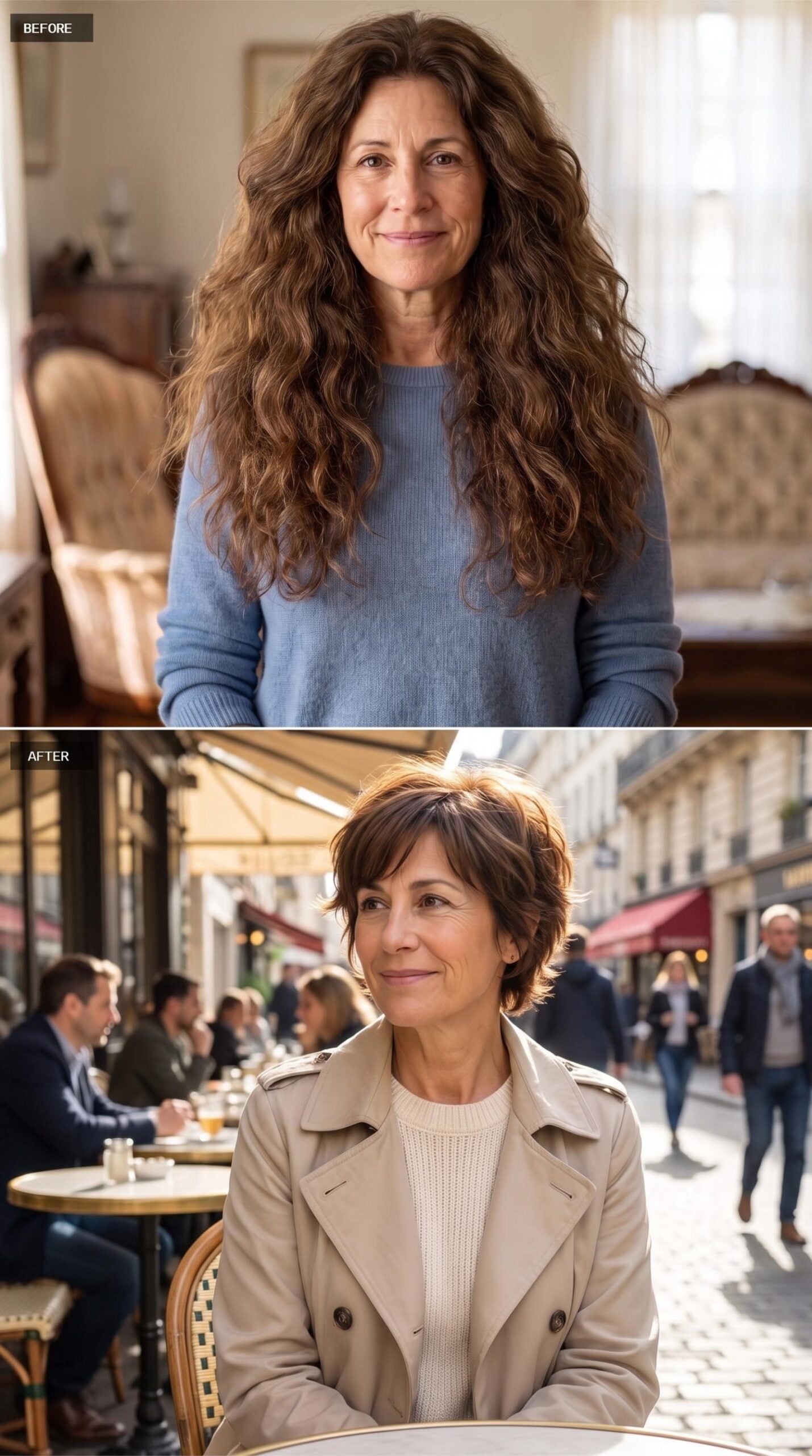 Short Hair at 54 in Paris: Why This Particular Cut Makes the Case