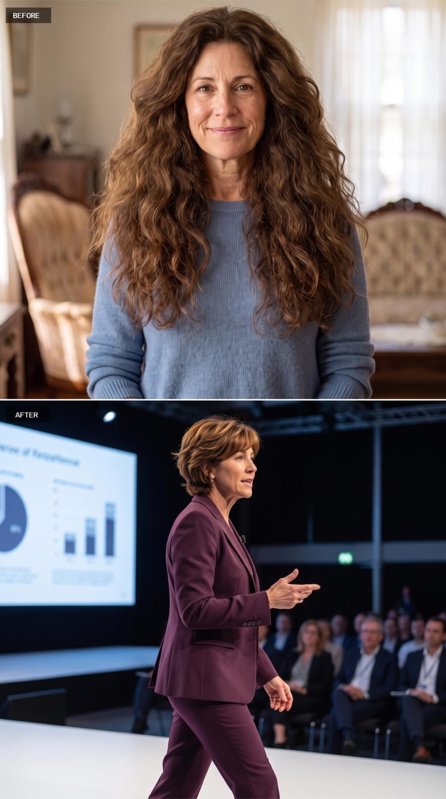 What a Stage Does to a Woman Who Finally Cut It All Off