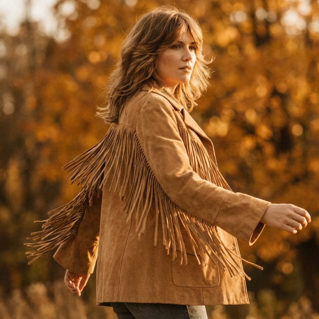 The Fringed Suede Jacket That Never Stopped Moving