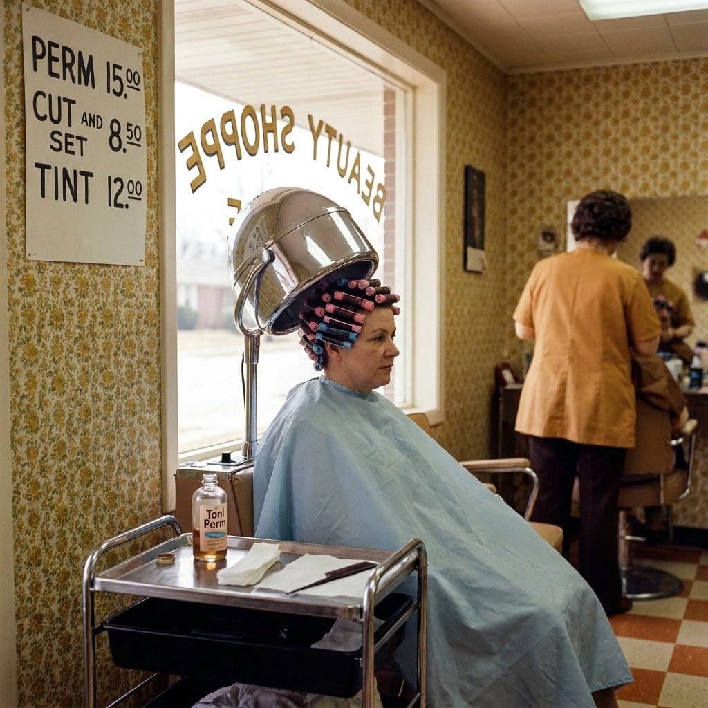 A Full Perm: Roughly $15 to $25 in 1973