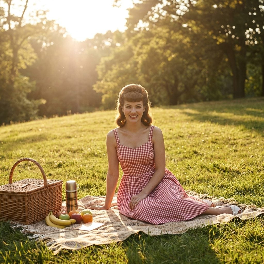 The Gingham-Print Sundress