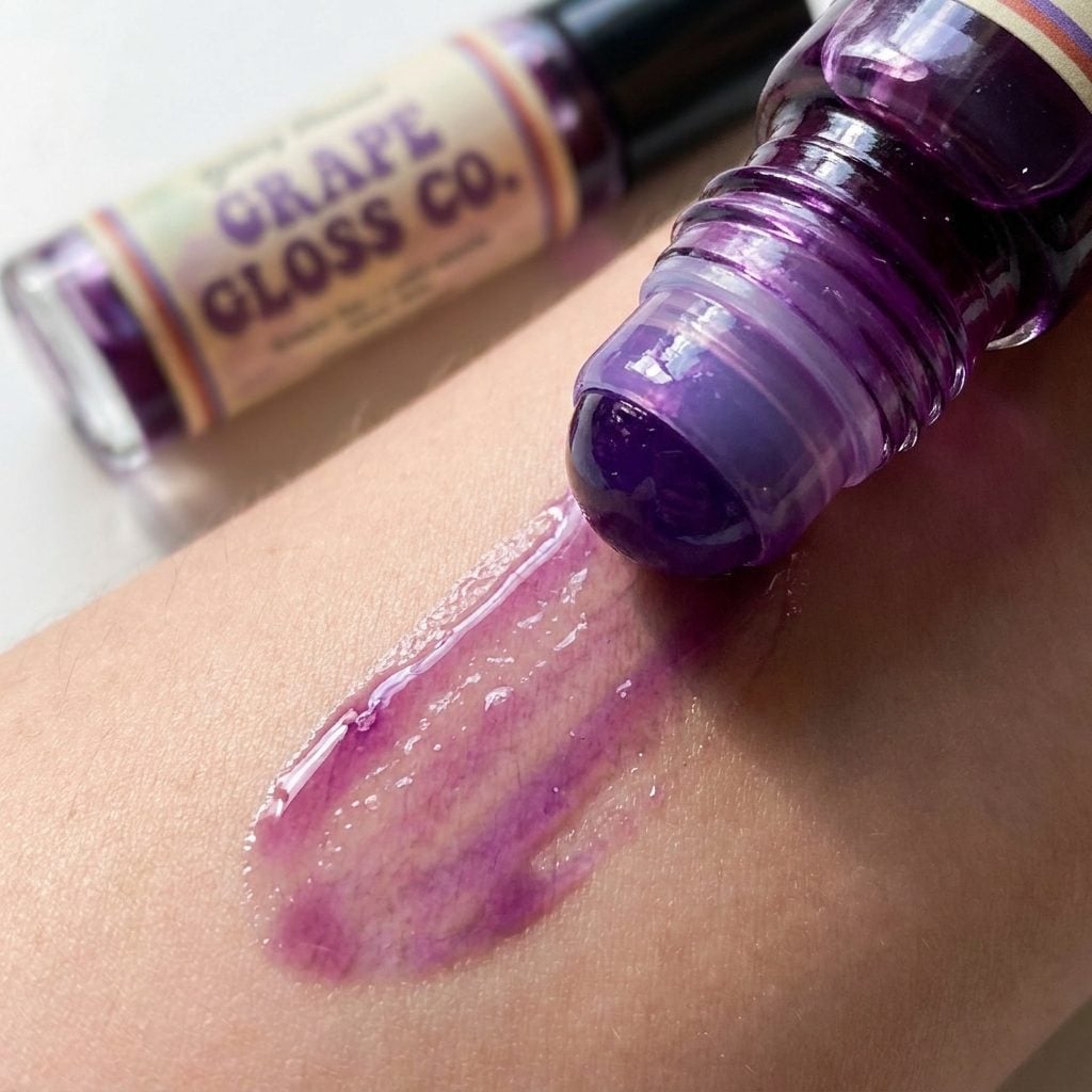 The Grape Roll-On Gloss With the Sticky Ball That Never Rolled Quite Right