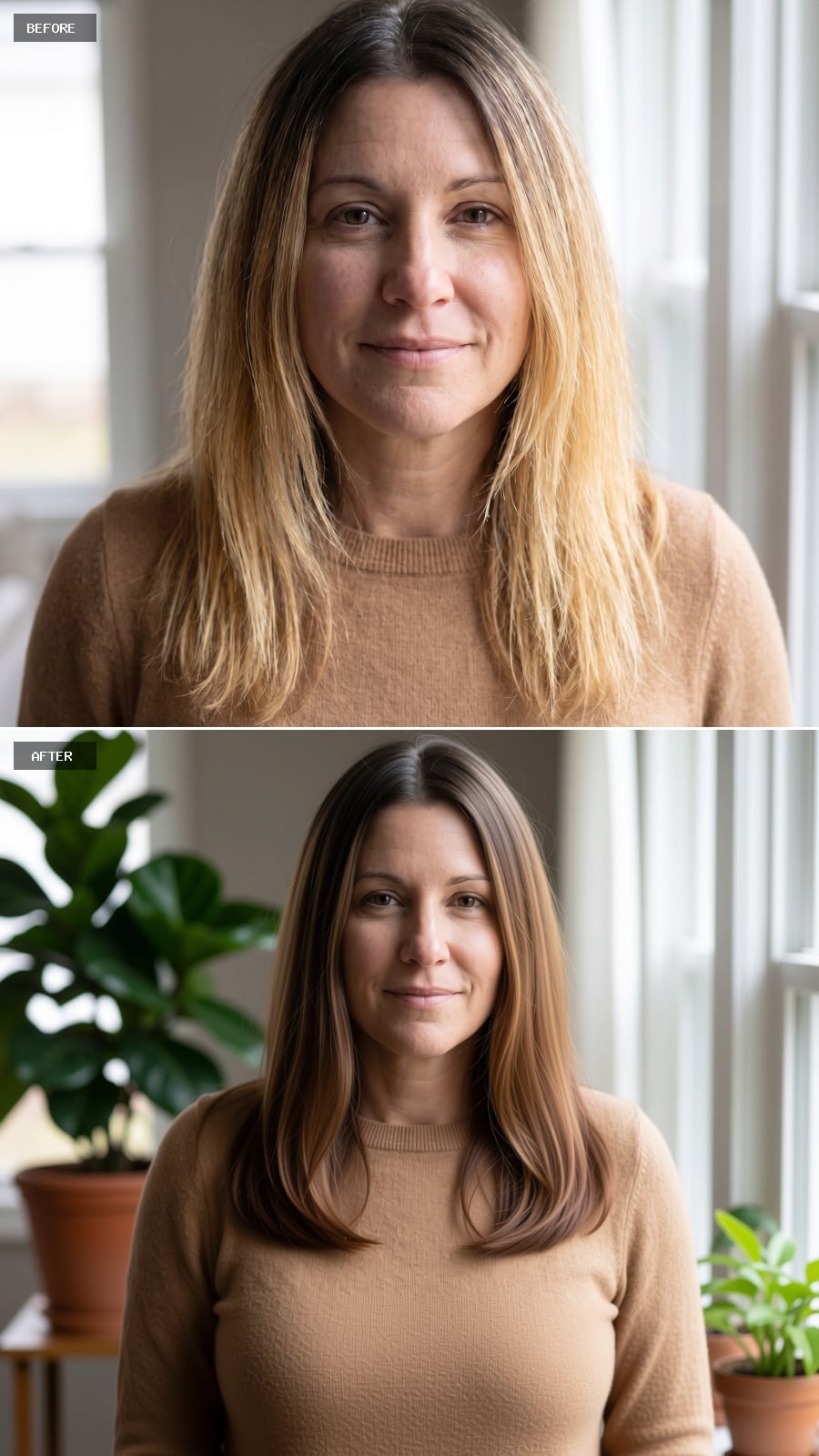 Dark Chocolate Roots, Warm Caramel Ends — and Suddenly Everything Clicks
