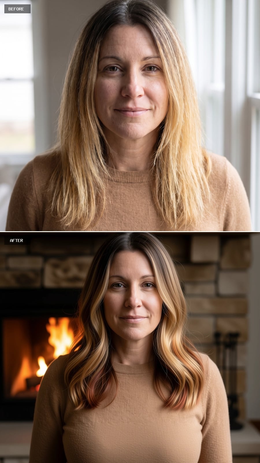 Wavy, Warm, and Color-Placed So Precisely It Looks Like It Grew That Way