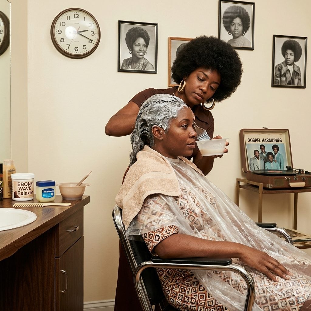 A Hair Straightening or Chemical Relaxer: $25 to $50