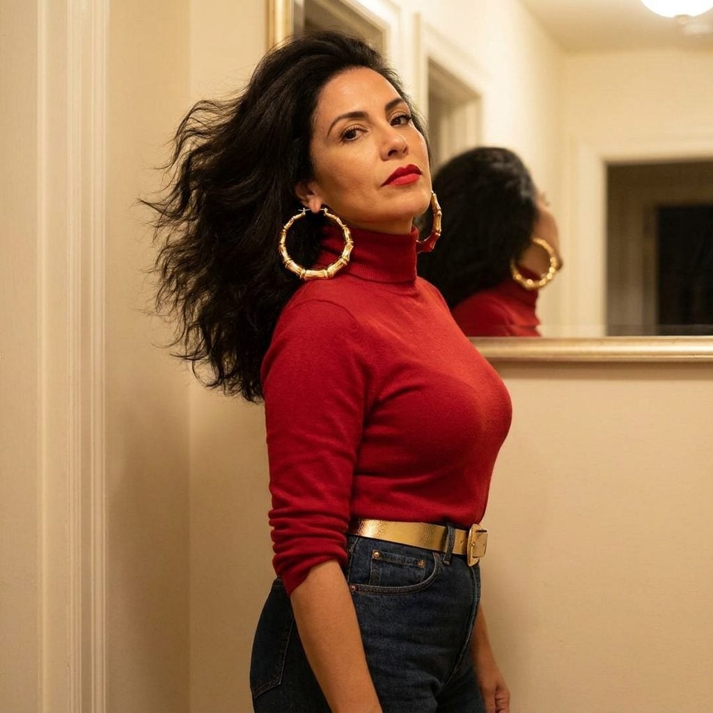 Extra-Large Gold Bamboo Hoops That Became an Icon of Late-1980s Style